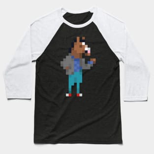 BoJack Horseman low-res pixelart Baseball T-Shirt